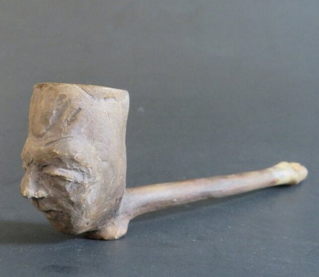 Antique Tobacco Clay Pipe