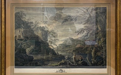 Apollo and the Sibyl by John Browne English Engraving