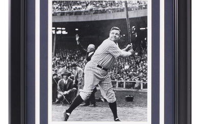 Babe Ruth Yankees Custom Framed Photo Display