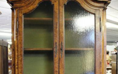 Bookcase in trompe l'oeil lacquered wood - Louis XIV Style
