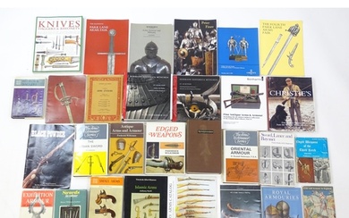 Books: A large quantity of books on the subject of arms and ...