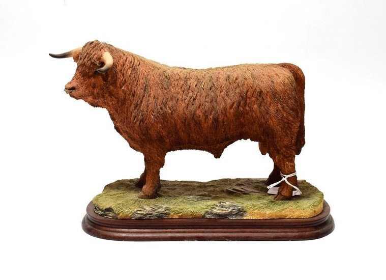 Border Fine Arts 'Highland Bull' (Style Three), model No. B0808...