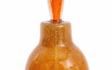 C. Scarpa Venini Murano Glass Perfume Bottle