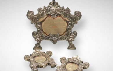 Cartagloria Set of 3 pieces - Copper, Wood - Late 19th century