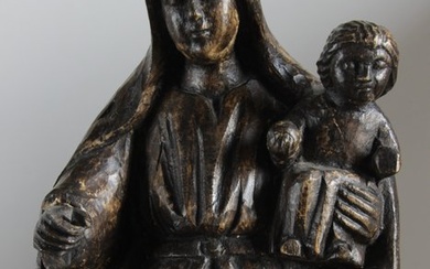 Carving, Madonna met Kind - 47 cm - Wood
