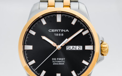 Certina - Men's black dial automatic watch 42mm - C014.407.22.081.00 - Men - 2011-present