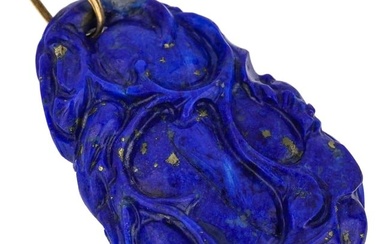 Chinese Qing Dynasty Lapis Lazuli Pendant