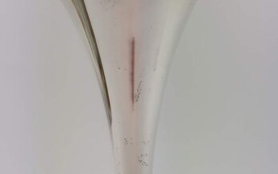 Christa Ehrlich for van Kempen & Begeer - Rare Art Deco silver vase on a round foot