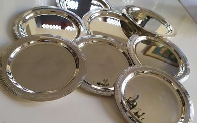 Christofle - Christofle - Individual bread dishes (6) - Louis XVI Style - Silver plated