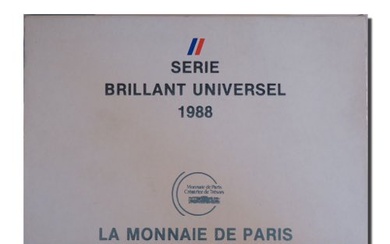 Coin, France, Set, 1988, Paris, MS(65-70), Gadoury:page 288