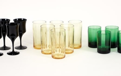 Collection of 14 Bryce Brothers Glassware