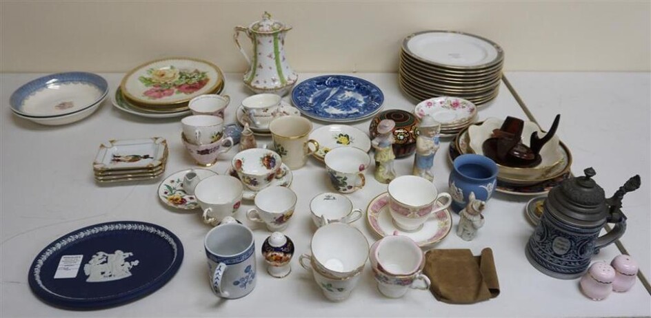 Collection with Assorted European Porcelain Table Articles