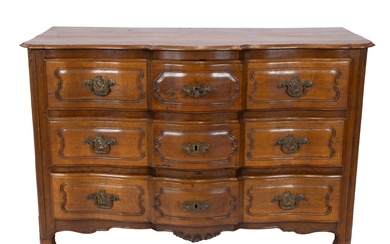 Commode en chêne à 3 tiroirs de style Louis XV, 19e siècle Commode en chêne...