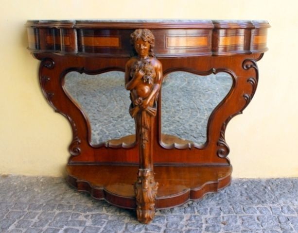 Console table - Louis Philippe - Mahogany - 19th century