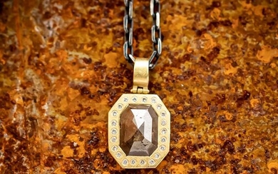 Costin Tira - 18 kt. Gold - Pendant - 2.10 ct Diamond - Diamonds