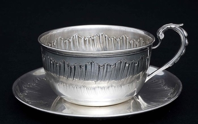 Cup with Saucer (1) - .950 silver - Paul Canaux & Cie (active 1892-1911) - France - ca. 1900