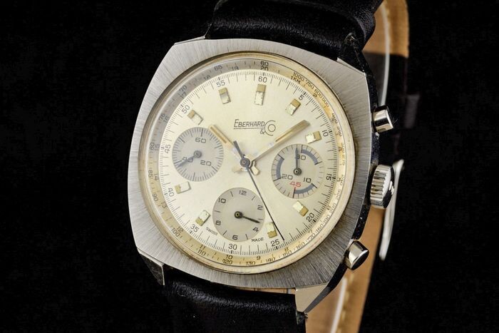 Eberhard & Co. - Vintage Chronograph Cal Valjoux 72 Rare - "NO RESERVE PRICE" - Men - 1970-1979