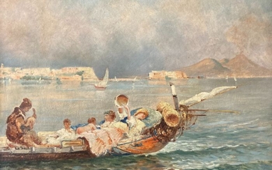Edoardo Dalbono (1841-1915) - Marina di Napoli