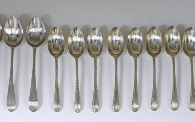 Eleven George V Silver Teaspoons and a mixed lot...