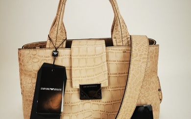 Emporio Armani - Tote Bag Cocco Soft - Handbag
