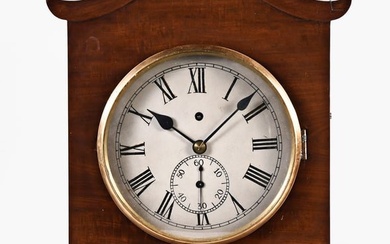 English bracket clock with coup perdu escapement