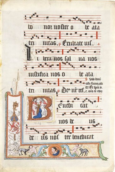 FRENCH MINIATURE ARTIST, FIRST QUARTER OF THE 16th CENTURY Antiphonary...