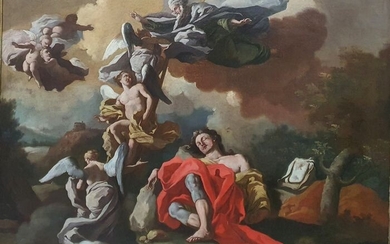 Francesco De Mura (1696-1782) cerchia di - Il sogno di Giacobbe