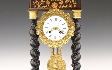 French Portico Clock