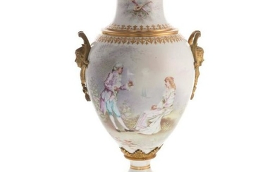 French Sevres Style Porcelain Vase