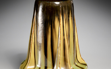 Fulper Ceramics,13-inch 'Buttress' vase