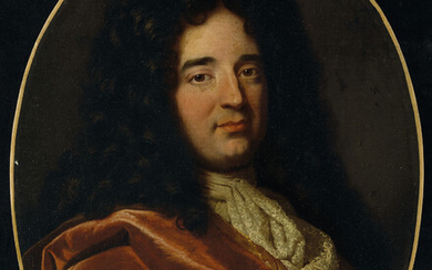 GASPARD RIGAUD (PERPIGNAN 1661-1705 PARIS), Portrait d'homme à l'habit brun