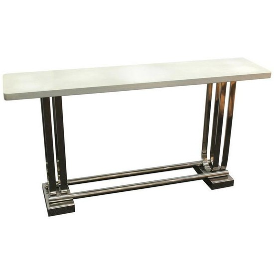Gilbert Rohde Style Art Deco Revival Console Table