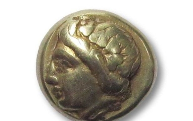 Greece (ancient) - Ionia, Phokaia. EL hekte, 387-326 B.C. --head of PAN left - Electrum