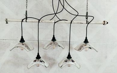 Hanging lamp (5) - Glass, Plastic