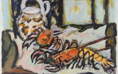Henri Chapeau (1913-1986) - Nature morte au homard