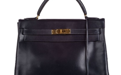 Hermès - Box Kelly Retourne 28 Handbag