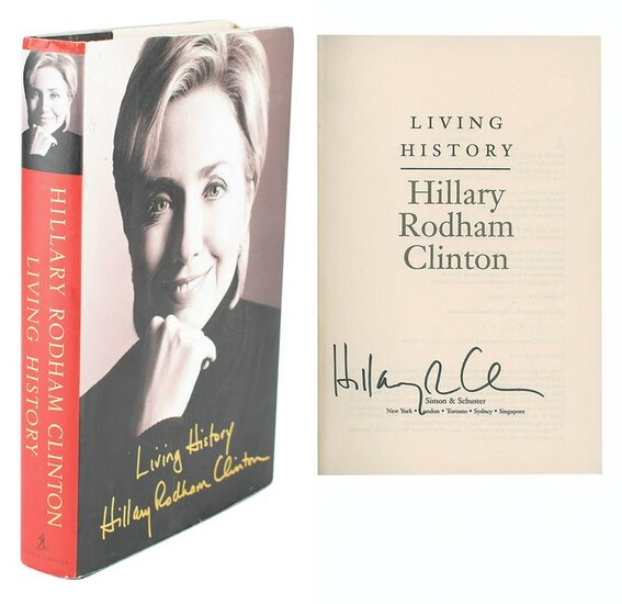 Hillary Clinton Signed Book