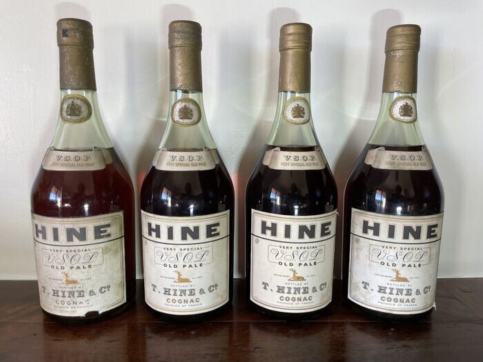 Hine - VSOP - b. 1960s - n/a (70-75cl) - 4 bottles