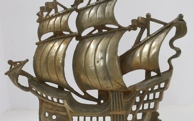 Iron Sailing Ship as a Doorstop