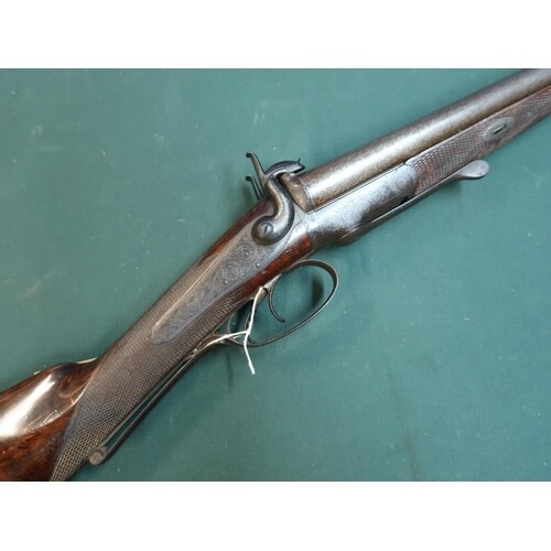 J. Blanch & Son underlever opening 16 bore double barrelled ...