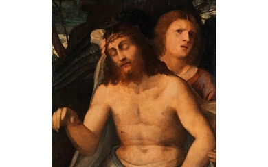 Jacopo de Negreto Palma il Vecchio, 1480 Serina Alta/ Bergamo – 1528 Venedig, Werkstatt des, ECCE HOMO