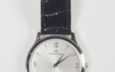 Jaeger Le-Coultre Ultra thin steel watch. Automatic movement....