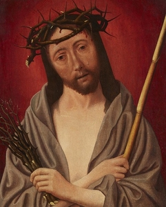 Jan Mostaert, circle of, Christ as the Man of Sorrows