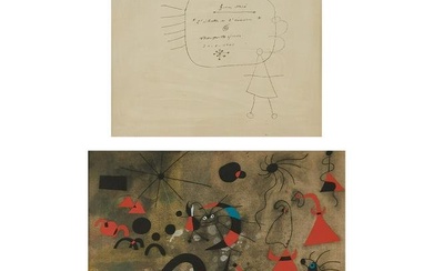 Joan Miro "L'echelle de l'evasion" Lithograph 1940