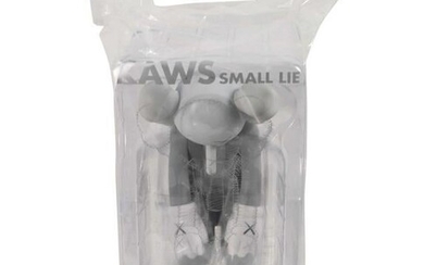 KAWS Small Lie Gray Vinyl Figure Sealed
