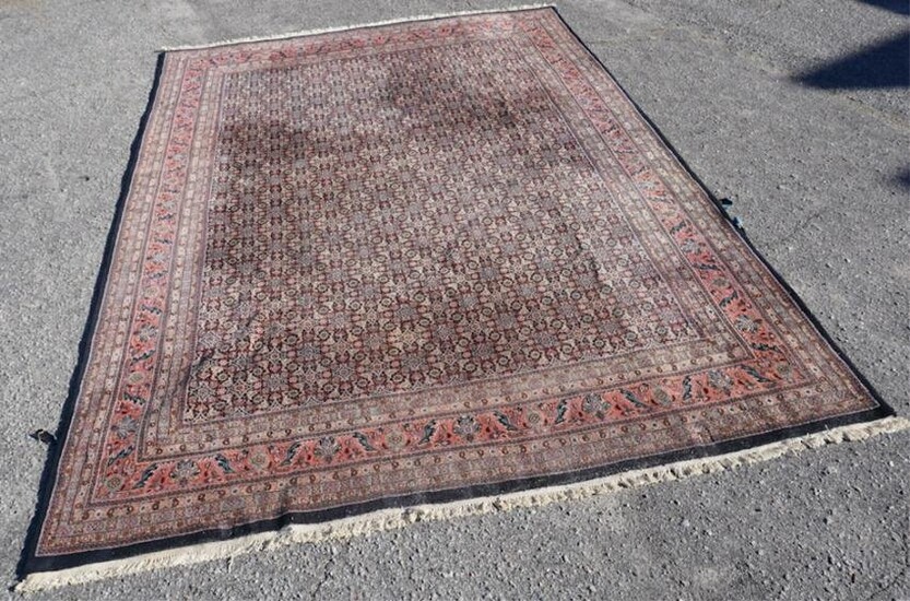 Large Vintage Persian Mahal Carpet