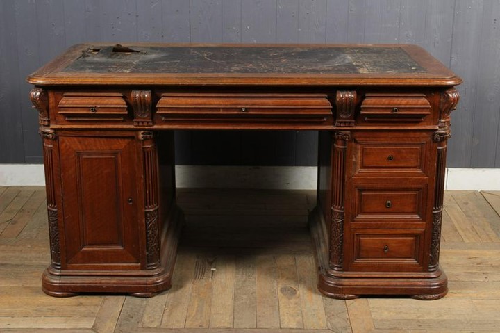 Late 19th C Partners Desk