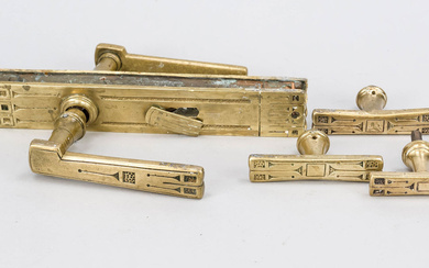 Lever handle set, early 20th centu