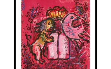 Marc Chagall (1887-1985), after - Tables de la Loi, Les vitraux de Jérusalem