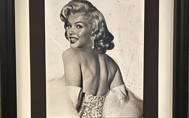 Marilyn Monroe original signature custom framed